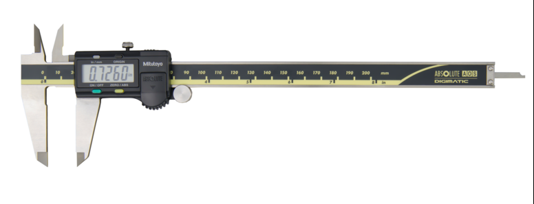 Mitutoyo 500-172-30 Digital ABS AOS Caliper Inch/Metric, 0-200mm / 0-8 inch - generaltechuae