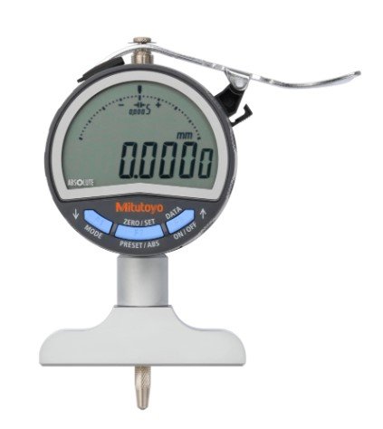 Mitutoyo 547-251A | Digital Depth Gauge | Series 547 | Digital Step 0.001 mm | Stroke 12.7 mm | Accuracy ± 5 µm | Weight 285 g
