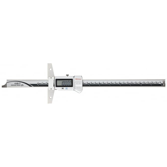 Mitutoyo 571-263-10 ABSOLUTE Digimatic Coolant Proof Depth Gauge 0-300mm / 0-12", Resolution 0.01 mm (.0005") - generaltechuae