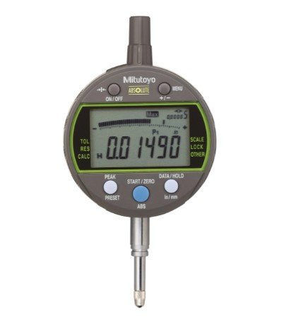 Mitutoyo 543-301B-10 | Digital Indicator | Series 543 | Type Peak Hold ID-C | Digital Step 0.00005 Inch | Hysteresis 0.0001 Inch | Range 0.5 Inch | Diameter 8 mm | Weight 170 g - generaltechuae