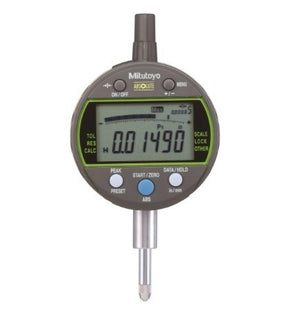 Mitutoyo 543-302 | Digital Indicator Peak Hold | Series 543 | Type ANSI / AGD | Digital Step 0.00005 Inch | Hysteresis 0.0001 Inch | Range 0.5 Inch | Diameter 9.52 mm | Wight 170 g