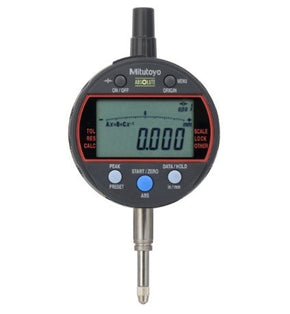 Mitutoyo 543-341B-10 | Digital Indicator | Series 543 | Type Calculation ID-C | Hysteresis 0.0001 Inch | Repeatability 0.0001 Inch | Range 0.5 Inch | Diameter 8 mm | Weight 170 g