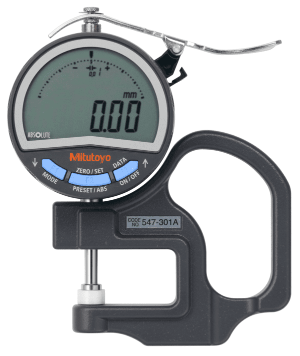 Mitutoyo 547-300A | Digital Thickness Gauge | Flat Type | Range 0 - 0.4 "