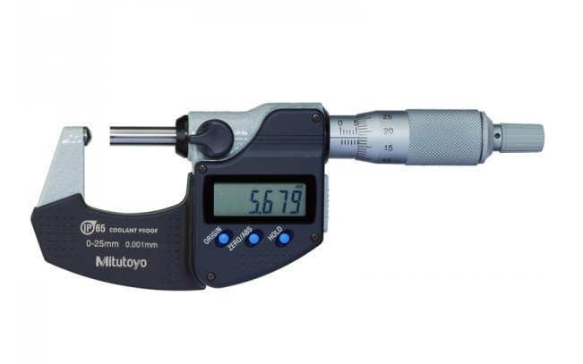 Mitutoyo 395-351 | Digimatic Tube Micrometer | Spherical Anvil | Series 395 | Graduation 0.00005 inch | Accuracy ± 0.0001 inch | Range 0 to 1 inch - generaltechuae