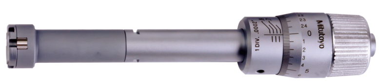 Mitutoyo 368-865, 3-Holtest (Type II) Three-Point Bore Micrometer Economy Type, Range .65 - .8" , Graduation .0002" - generaltechuae