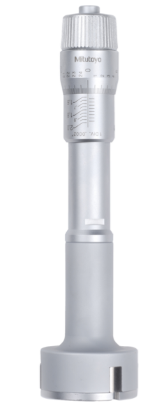 Mitutoyo 368-868, 3-Holtest (Type II) Three-Point Bore Micrometer Economy Type, Range 1.2 - 1.6", Graduation.0002" - generaltechuae