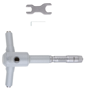 Mitutoyo 368-880, 3-Holtest (Type II) Three-Point Bore Micrometer Economy Type, Range 10 - 11", Graduation.0002" - generaltechuae