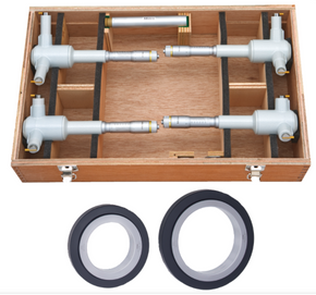 Mitutoyo 368-915 3-Point Internal Micrometer Holtest Set 100-200mm (4 pcs.) - generaltechuae