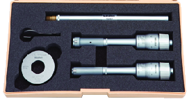 Mitutoyo 368-995 3-Point Internal Micrometer Holtest Set 0.5-0.8" (2 pcs.), Economy Set - generaltechuae