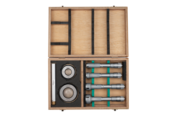 Mitutoyo 368-996 3-Point Internal Micrometer Holtest Set 0.8-2" (4 pcs.), Economy Set - generaltechuae