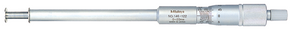 Mitutoyo  146-122 Groove Micrometer, Rotating Spindle 0-25mm, 12.7mm Flange - generaltechuae