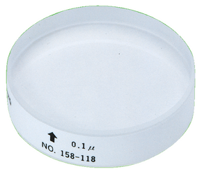 Mitutoyo 158-117 Optical Flat, 12mm D=45mm, 0.2µm - generaltechuae