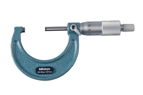 Mitutoyo 103-138H | Outside Micrometer | Series 103 | Graduation 0.01mm | Accuracy ±0.002mm | Range 25 to 50mm - generaltechuae