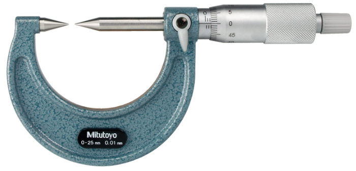 Mitutoyo 112-168 Point Micrometer with Carbide Tip
75-100mm, 15° Tip - generaltechuae