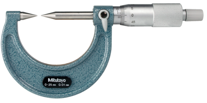 Mitutoyo 112-202 Point Micrometer with Hardened Tip
25-50mm, 30° Tip - generaltechuae
