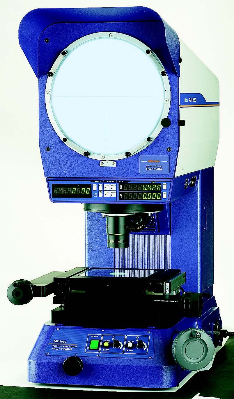 Mitutoyo 303-732 | PJ-H30D1010B Vertical Profile Projector 13 Screen  |100 mm X 100 mm XY - generaltechuae