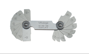 Mitutoyo  186-103 Radius Gauge 1/32-17/64", 16 Pairs - generaltechuae