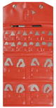 Mitutoyo 186-901 Radius Gauge 1/64-1/2", 25 Pairs - generaltechuae