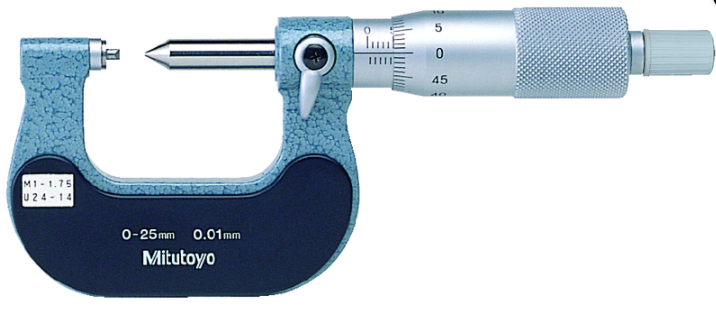 Mitutoyo 125-114 Screw Thread Micrometer
50-75mm, 3.5-5mm/8-5TPI - generaltechuae