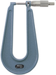 Mitutoyo 118-107 Sheet Metal Micrometer 0-1", Flat Anvil/Spindle, 12" Throat - generaltechuae