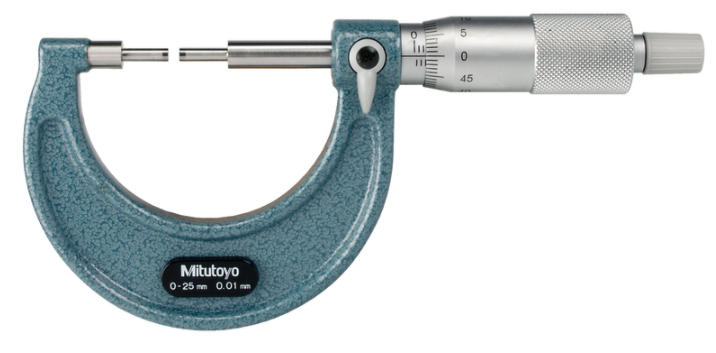 Mitutoyo 111-117 Spline Micrometer 50-75mm, 3mm Measuring Face - generaltechuae