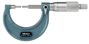 Mitutoyo 111-117 Spline Micrometer 50-75mm, 3mm Measuring Face - generaltechuae