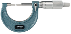 Mitutoyo 111-123 Spline Micrometer 200-225mm, 3mm Measuring Face - generaltechuae