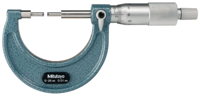 Mitutoyo 111-215 Spline Micrometer 0-25mm, 2mm Measuring Face - generaltechuae