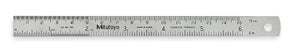Mitutoyo 182-307 | Steel Rule | Semi-Flexible Rule | Series 182 | Inch or Metric | Accuracy ±0.008 inch or ±0.15 mm | Width 0.625 inch | Range 0 to 20 inch