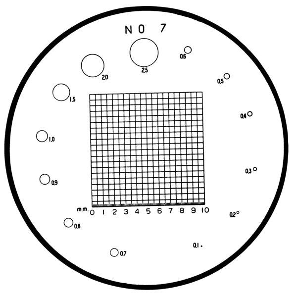 Mitutoyo 183-108 | Reticle | For Pocket Comparators | Series 183 - generaltechuae