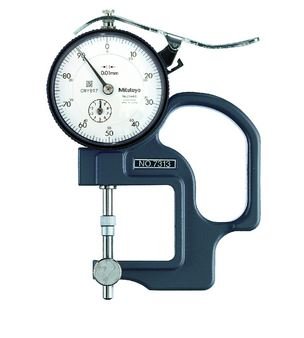 Mitutoyo 7313 Dial Indicator Thickness Gauge 0-10mm, 0.01mm, Lens Thickness - generaltechuae