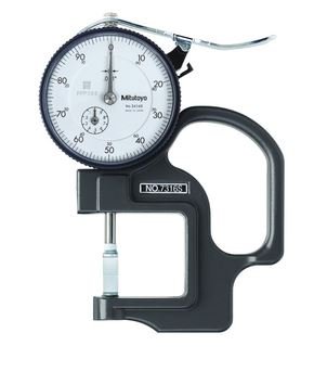Mitutoyo 7316S Dial Indicator Thickness Gauge 0-0.5", 0.001, Groove Depth - generaltechuae