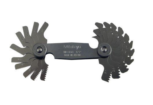 Mitutoyo 188-122 | Metric Screw Pitch | Series 188 | Leaves 21 | Range 0.4 to 7 mm
