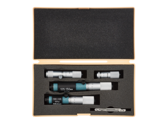 Mitutoyo 133-901 Tubular Inside Micrometer Set 50-150mm, (4 pcs.) - generaltechuae
