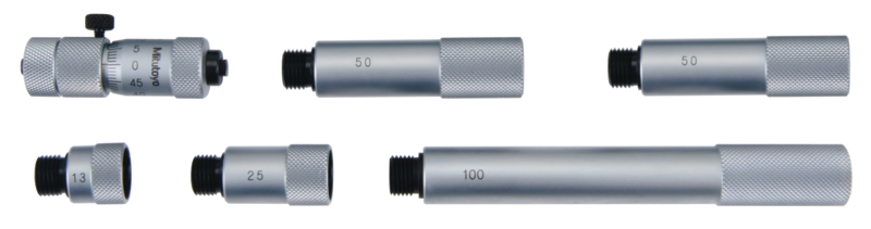 Mitutoyo 137-202 | Tubular Inside Micrometer, Hardened Face 50-300mm - generaltechuae