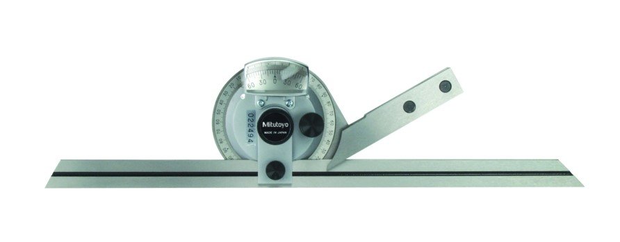 Mitutoyo 187-908-10 | Universal Protractor | Series 187 | Blade Length 300 mm | Weight 318 g - generaltechuae