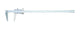 Mitutoyo 160-105 | Vernier Caliper | Series 160 | Nib Style Jaw | Graduation 0.001 Inch | Accuracy ±0.003 Inch | Range 0 to 40 Inch | Weight 3500 g