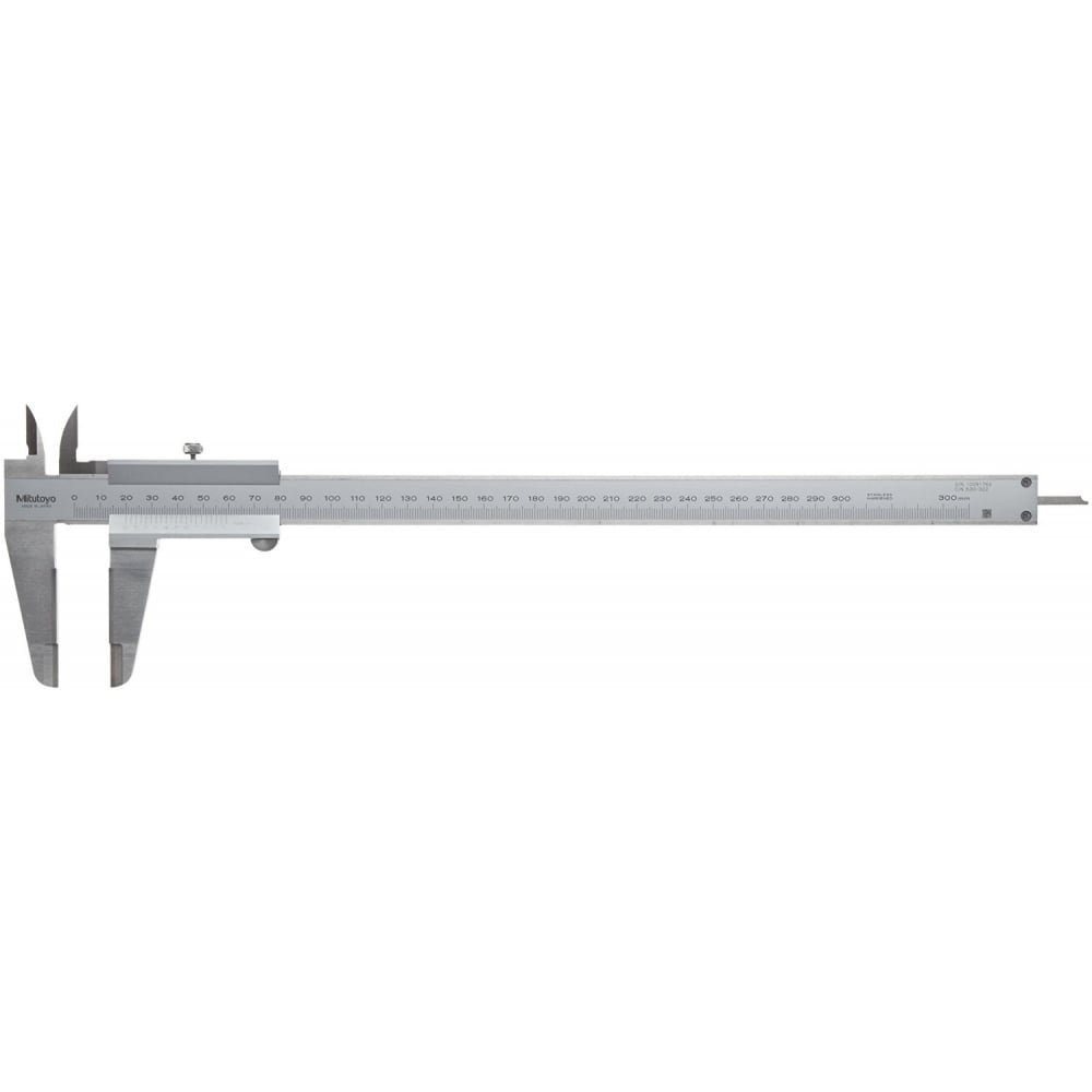 Mitutoyo 530-322 Carbide Jaw Vernier Caliper 0-300mm, Graduation 0.05 mm