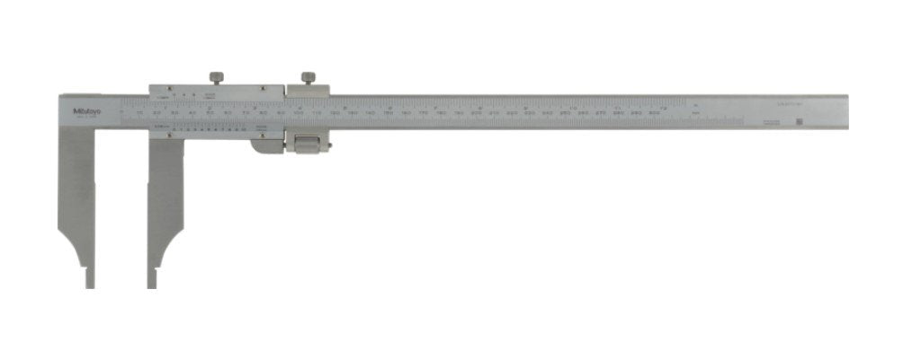 Mitutoyo 534-101 | Vernier Caliper | Series 534 | With Long Jaw and Fine Adjustment | Graduation 0.05 mm | Accuracy ±0.07 mm | Range 0 to 300 mm | Weight 400 g - generaltechuae