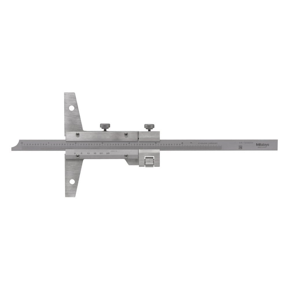 Mitutoyo 527-111 Vernier Depth Gauge 0-6", Graduation .001" - generaltechuae