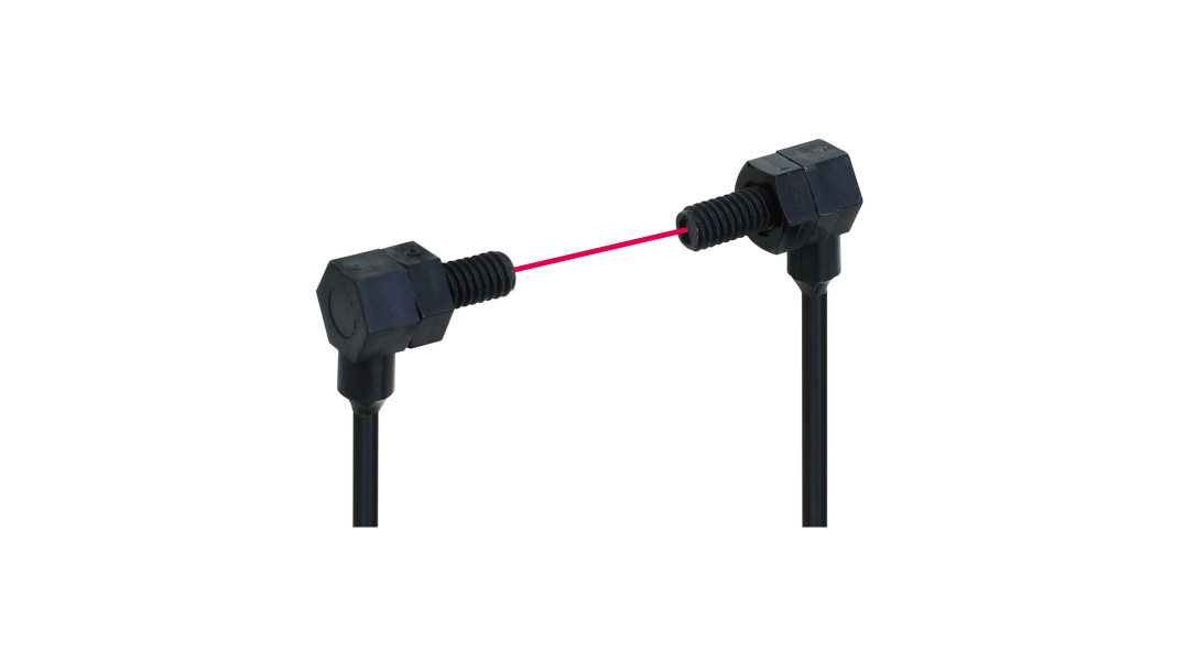 OPTEX FA NF25-TH | Heat-Resistant Through-Beam Fibre Optic Cable | M4, Nut Type, Free-Cut