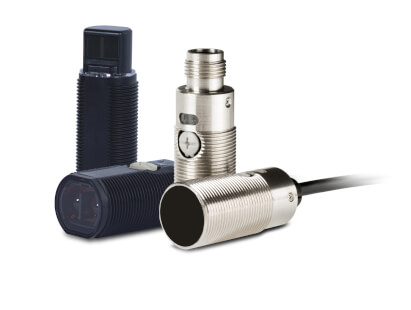 Omron E3FA-DN21, Diffuse Photoelectric Sensor, Cylindrical Sensor, 100 mm Detection Range