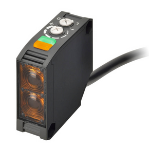 OMRON E3JK-DP13 2M | Photoelectric sensor, square body, IR LED , diffuse, 2.5m, PNP, L-ON/D-ON selectable, 2m cable - generaltechuae