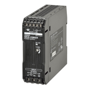 Omron S8VK-C06024, S8VK-C Switched Mode DIN Rail Power Supply, 100 → 240 V ac / 90 → 350V dc ac, dc Input, 24V dc dc