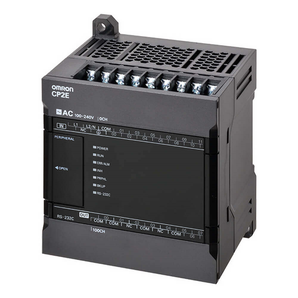 Omron CP2E-E20DR-A, CP2E Series PLC CPU for Use with CP2E Series, Relay Output, 12-Input, PNP/NPN Input