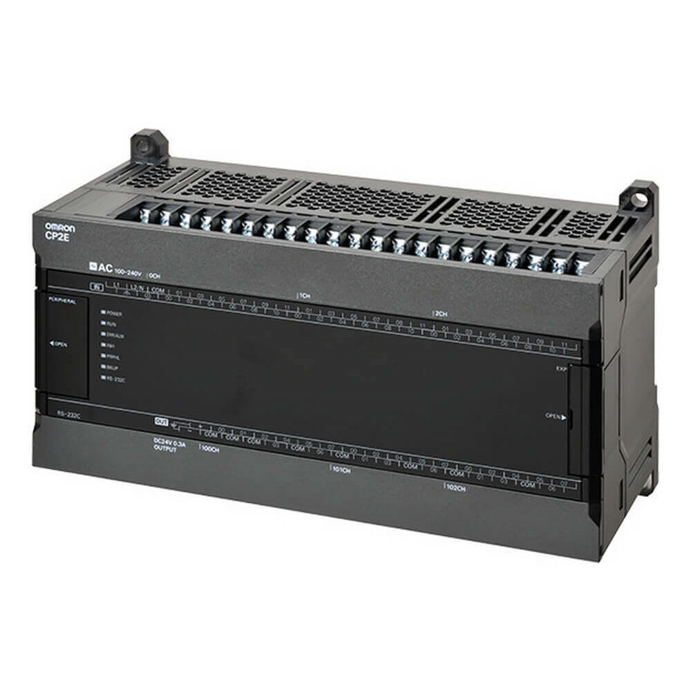Omron CP2E-E60DR-A, CP2E Series PLC CPU, 36-Input, PNP/NPN Input