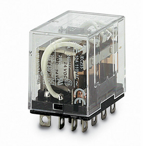 OMRON LY4N 100/110VAC | Relay, plug-in, 14-pin, 4PDT, 10 A, LED indicator, 100/110 VAC - generaltechuae