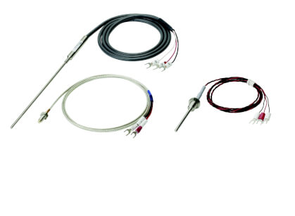 OMRON E52-ETK6-100-2-A | Temperature sensor, Pro, smooth tube, Thermocouple, K, dia. 6, 100 mm, INCONEL 600, pre-wired with cable end shoes 2 m - generaltechuae