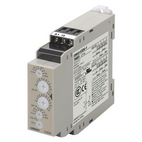Omron H3DK-G 24-240VAC/DC, DIN Rail Mount Timer Relay, 24-240V ac/dc, 2-Contact, 1 → 120s, 1-Function, DPDT