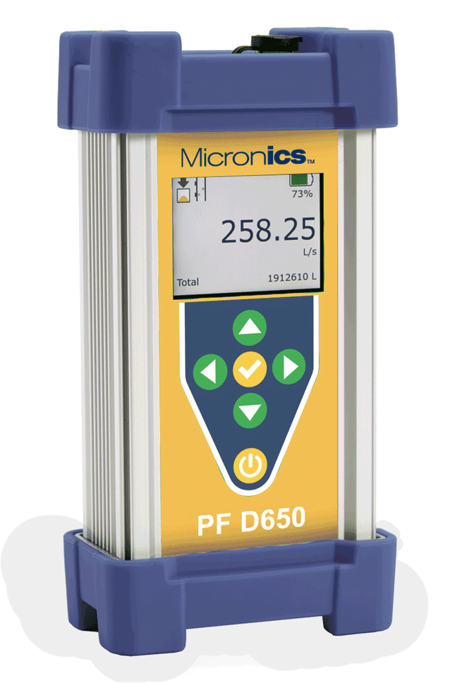Micronics Portaflow D650 | Portable Clamp-on Doppler Flow Meter | 12.7 mm–4.6 m Pipes, 12M Point Logger - generaltechuae